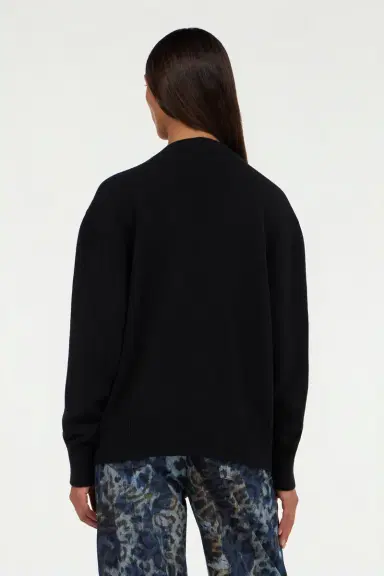 Roberto Cavalli Black cardigan with Monogram Mirror Snake | Thumbnail 3 Roberto Cavalli Black cardigan with Monogram Mirror Snake | Thumbnail 3
