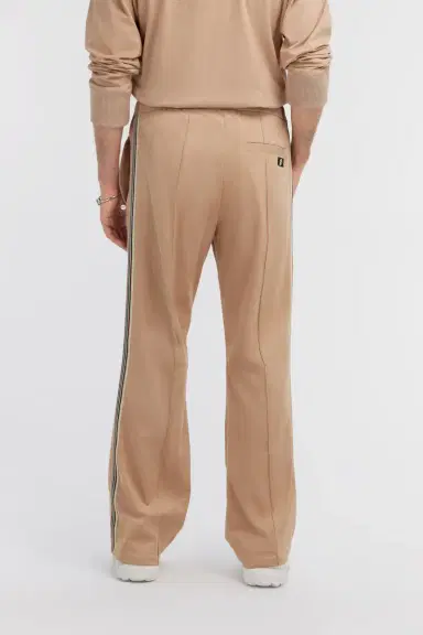 Roberto Cavalli Beige Flared Trousers With Side Bands | Thumbnail 3 Roberto Cavalli Beige Flared Trousers With Side Bands | Thumbnail 3
