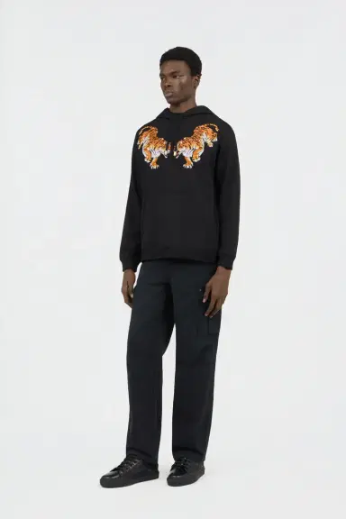 Roberto Cavalli Black Cotton Cargo Trousers | Thumbnail 6 Roberto Cavalli Black Cotton Cargo Trousers | Thumbnail 6