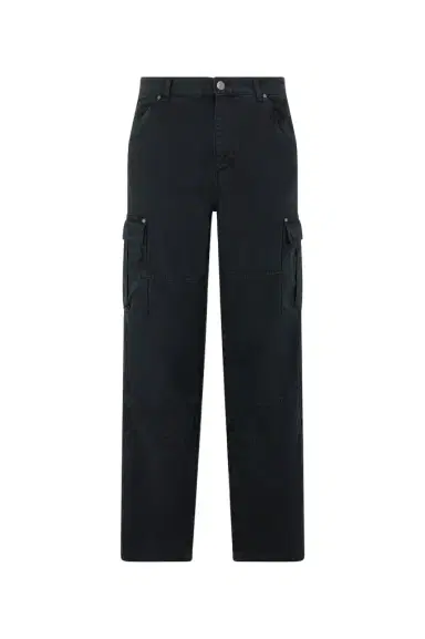 Roberto Cavalli Black Cotton Cargo Trousers | Thumbnail 1 Roberto Cavalli Black Cotton Cargo Trousers | Thumbnail 1