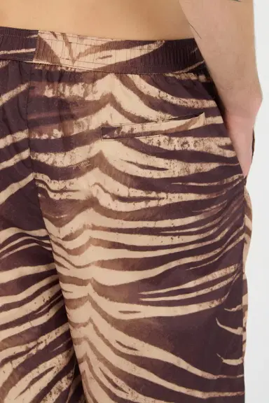 Roberto Cavalli Natural Barb Print Bermuda Swim Shorts | Thumbnail 5 Roberto Cavalli Natural Barb Print Bermuda Swim Shorts | Thumbnail 5