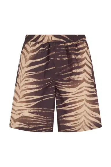 Roberto Cavalli Natural Barb Print Bermuda Swim Shorts | Thumbnail 1 Roberto Cavalli Natural Barb Print Bermuda Swim Shorts | Thumbnail 1