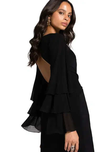 Roberto Cavalli Open-back panelled minidress | Thumbnail 4 Roberto Cavalli Open-back panelled minidress | Thumbnail 4