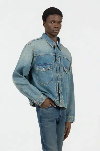 Roberto Cavalli Blue Denim Jacket | Thumbnail 2 Roberto Cavalli Blue Denim Jacket | Thumbnail 2