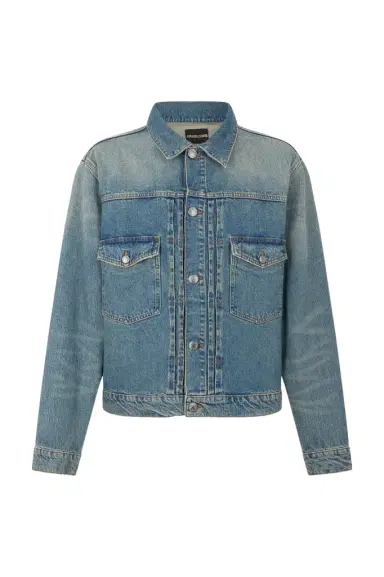 Roberto Cavalli Blue Denim Jacket | Thumbnail 1 Roberto Cavalli Blue Denim Jacket | Thumbnail 1