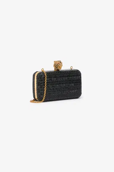 Roberto Cavalli Clutch With Rhinestones And Tigers | Thumbnail 6 Roberto Cavalli Clutch With Rhinestones And Tigers | Thumbnail 6