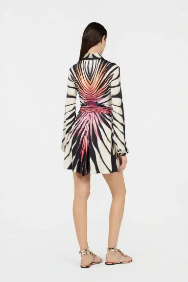 Roberto Cavalli Ray Of Paradise Print Mini Dress | Thumbnail 3 Roberto Cavalli Ray Of Paradise Print Mini Dress | Thumbnail 3
