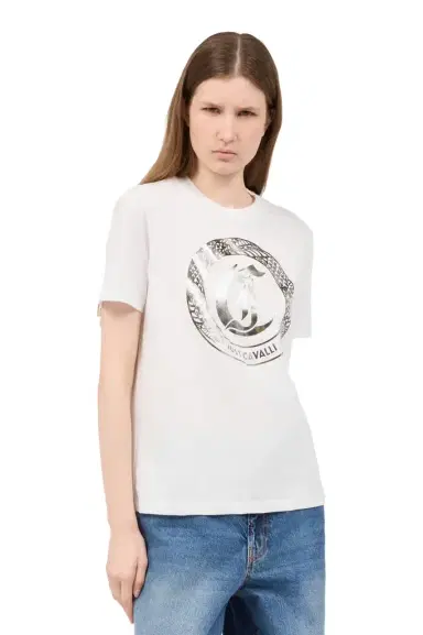 Roberto Cavalli T-Shirt With JC Monogram | Thumbnail 1 Roberto Cavalli T-Shirt With JC Monogram | Thumbnail 1