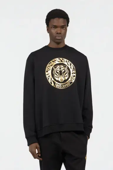 Roberto Cavalli Black Sweatshirt | Thumbnail 2 Roberto Cavalli Black Sweatshirt | Thumbnail 2