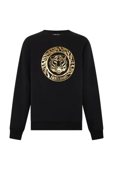 Roberto Cavalli Black Sweatshirt | Thumbnail 1 Roberto Cavalli Black Sweatshirt | Thumbnail 1