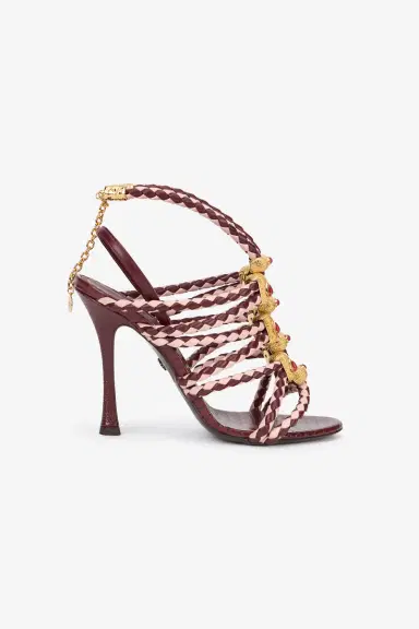 Roberto Cavalli Red And White Sandals With Jewel Details | Thumbnail 2 Roberto Cavalli Red And White Sandals With Jewel Details | Thumbnail 2