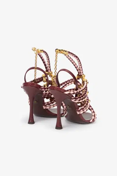 Roberto Cavalli Red And White Sandals With Jewel Details | Thumbnail 3 Roberto Cavalli Red And White Sandals With Jewel Details | Thumbnail 3