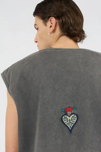 Roberto Cavalli Grey T-shirt With Logo | Thumbnail 5 Roberto Cavalli Grey T-shirt With Logo | Thumbnail 5