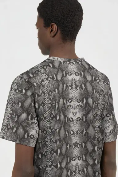 Roberto Cavalli Python Print T-Shirt | Thumbnail 5 Roberto Cavalli Python Print T-Shirt | Thumbnail 5