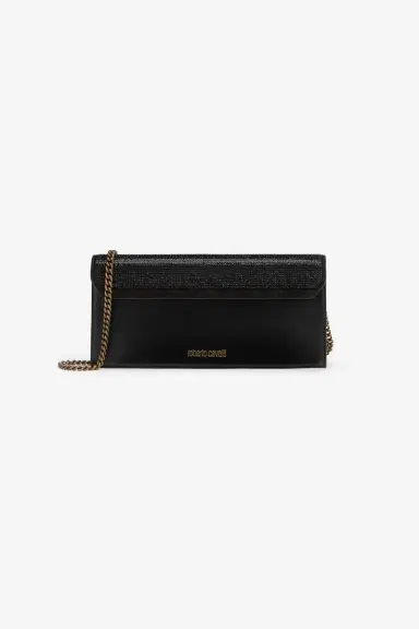 Roberto Cavalli Leather Mini Bag with Shoulder Strap | Thumbnail 3 Roberto Cavalli Leather Mini Bag with Shoulder Strap | Thumbnail 3