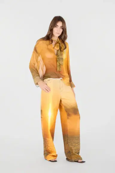 Roberto Cavalli Sunset Print Silk Shirt | Thumbnail 7 Roberto Cavalli Sunset Print Silk Shirt | Thumbnail 7