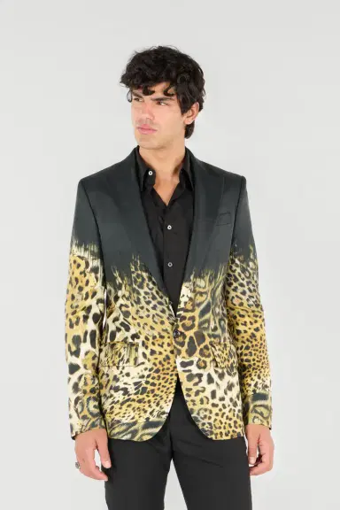 Roberto Cavalli Jaguar Skin print blazer | Thumbnail 2 Roberto Cavalli Jaguar Skin print blazer | Thumbnail 2