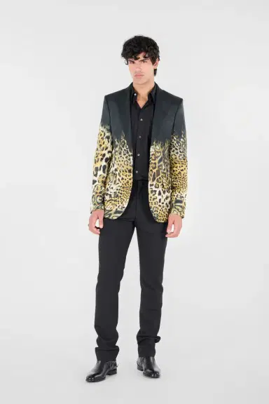Roberto Cavalli Jaguar Skin print blazer | Thumbnail 7 Roberto Cavalli Jaguar Skin print blazer | Thumbnail 7