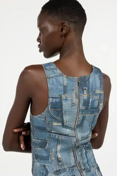 Roberto Cavalli Patchwork Capsule Collection Short Dress | Thumbnail 6 Roberto Cavalli Patchwork Capsule Collection Short Dress | Thumbnail 6