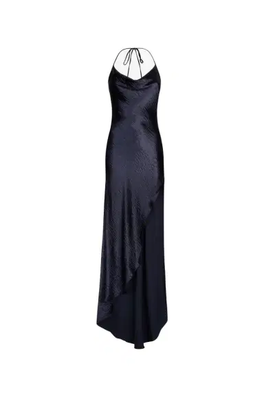 Roberto Cavalli Long Dress with Cowl Neck | Thumbnail 1 Roberto Cavalli Long Dress with Cowl Neck | Thumbnail 1