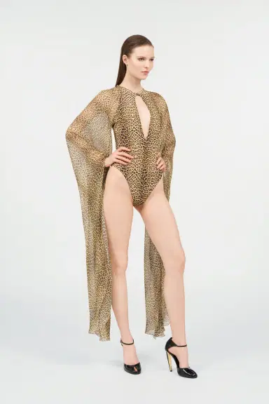 Roberto Cavalli Baby Jaguar Print One-Piece Swimsuit | Thumbnail 2 Roberto Cavalli Baby Jaguar Print One-Piece Swimsuit | Thumbnail 2