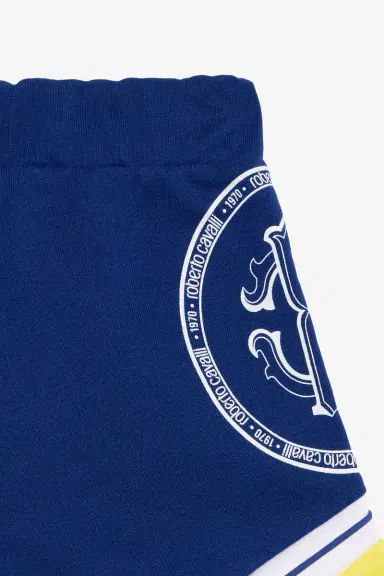 Roberto Cavalli Color-Block Shorts With Monogram RC | Thumbnail 3 Roberto Cavalli Color-Block Shorts With Monogram RC | Thumbnail 3