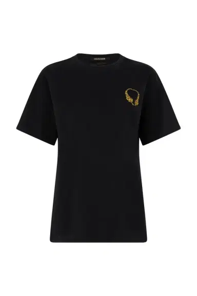 Roberto Cavalli Cotton T-shirt with Tigers | Thumbnail 1 Roberto Cavalli Cotton T-shirt with Tigers | Thumbnail 1