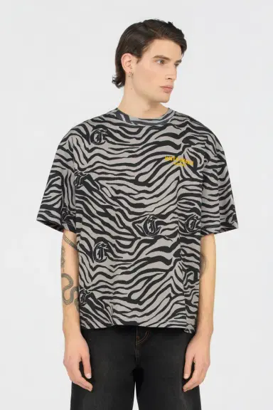 Roberto Cavalli Natural Barb Black Print T-shirt | Thumbnail 2 Roberto Cavalli Natural Barb Black Print T-shirt | Thumbnail 2