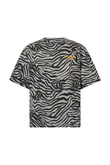 Roberto Cavalli Natural Barb Black Print T-shirt | Thumbnail 1 Roberto Cavalli Natural Barb Black Print T-shirt | Thumbnail 1