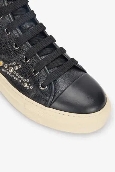 Roberto Cavalli High-Top Sneakers With Studs And Stones | Thumbnail 5 Roberto Cavalli High-Top Sneakers With Studs And Stones | Thumbnail 5