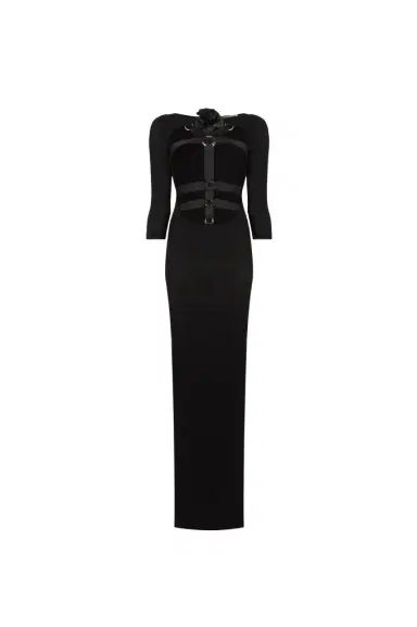 Roberto Cavalli Harness Maxi Dress | Thumbnail 1 Roberto Cavalli Harness Maxi Dress | Thumbnail 1