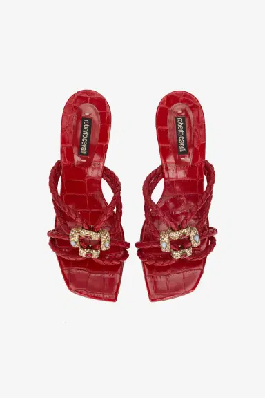 Roberto Cavalli Sandals With Jewel Details | Thumbnail 5 Roberto Cavalli Sandals With Jewel Details | Thumbnail 5