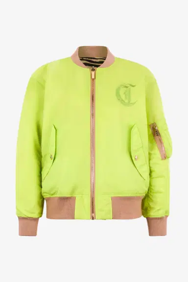 Roberto Cavalli Bomber Jacket With JC Monogram | Thumbnail 2 Roberto Cavalli Bomber Jacket With JC Monogram | Thumbnail 2