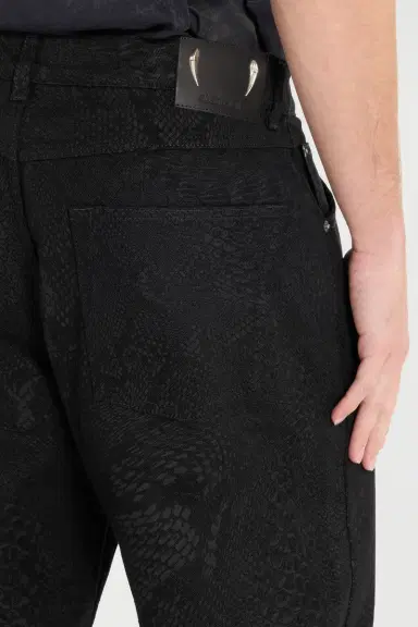 Roberto Cavalli Python-Print Pants | Thumbnail 6 Roberto Cavalli Python-Print Pants | Thumbnail 6