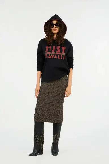 Roberto Cavalli Leopard Print Midi Skirt | Thumbnail 6 Roberto Cavalli Leopard Print Midi Skirt | Thumbnail 6