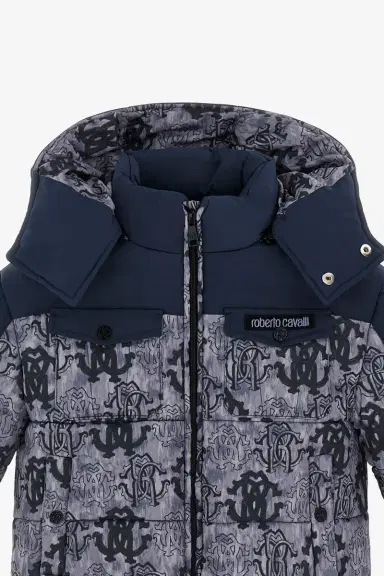 Roberto Cavalli Monogram Puffer Jacket | Thumbnail 3 Roberto Cavalli Monogram Puffer Jacket | Thumbnail 3