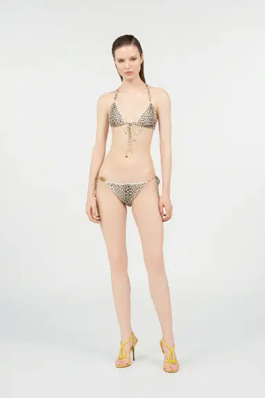 Roberto Cavalli Pop Jaguar Print Bikini Bottom | Thumbnail 7 Roberto Cavalli Pop Jaguar Print Bikini Bottom | Thumbnail 7