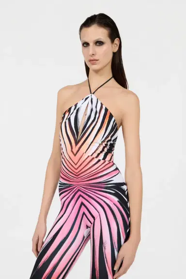 Roberto Cavalli Ray Of Paradise Print Jumpsuits | Thumbnail 4 Roberto Cavalli Ray Of Paradise Print Jumpsuits | Thumbnail 4