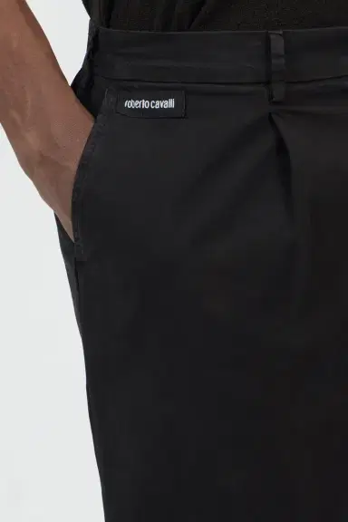 Roberto Cavalli Black Pleated Trousers | Thumbnail 4 Roberto Cavalli Black Pleated Trousers | Thumbnail 4