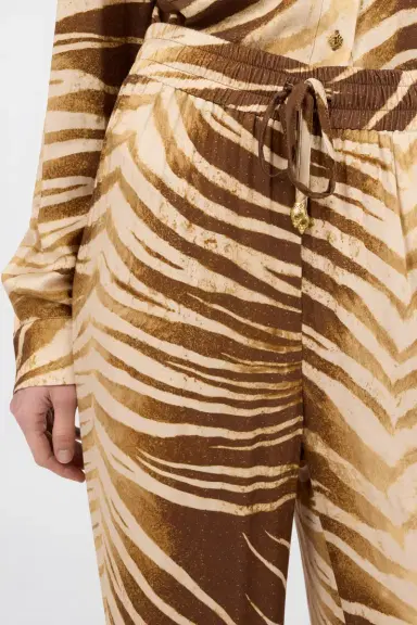 Roberto Cavalli Natural Barb Print Trousers | Thumbnail 4 Roberto Cavalli Natural Barb Print Trousers | Thumbnail 4
