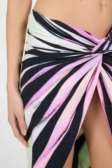 Roberto Cavalli Ray Of Paradise Print Sarong | Thumbnail 4 Roberto Cavalli Ray Of Paradise Print Sarong | Thumbnail 4