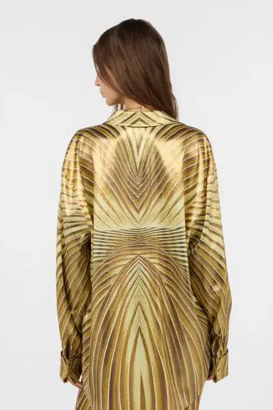 Roberto Cavalli Silk Shirt with Iside Print | Thumbnail 3 Roberto Cavalli Silk Shirt with Iside Print | Thumbnail 3
