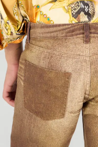 Roberto Cavalli Python Print Jeans | Thumbnail 6 Roberto Cavalli Python Print Jeans | Thumbnail 6
