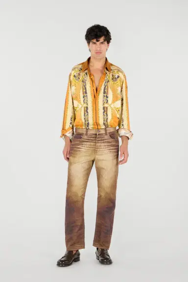 Roberto Cavalli Python Print Jeans | Thumbnail 7 Roberto Cavalli Python Print Jeans | Thumbnail 7