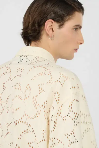 Roberto Cavalli Ivory Tailored Shirt | Thumbnail 5 Roberto Cavalli Ivory Tailored Shirt | Thumbnail 5