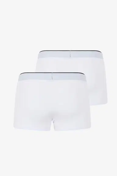 Roberto Cavalli White Cotton Boxers Bi-Pack | Thumbnail 2 Roberto Cavalli White Cotton Boxers Bi-Pack | Thumbnail 2