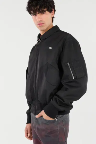 Roberto Cavalli Reversible Bomber Jacket With Dragon | Thumbnail 5 Roberto Cavalli Reversible Bomber Jacket With Dragon | Thumbnail 5