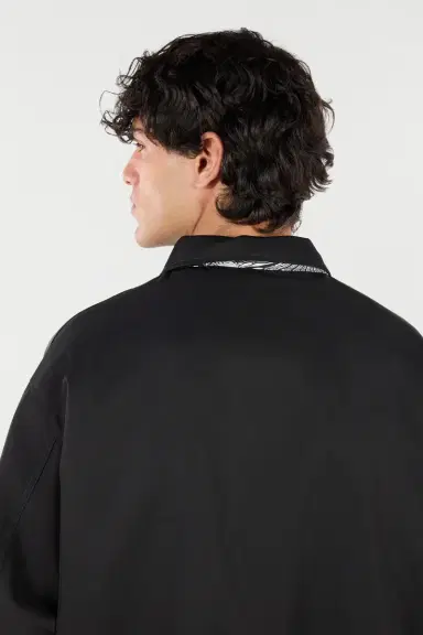 Roberto Cavalli Reversible Bomber Jacket With Dragon | Thumbnail 6 Roberto Cavalli Reversible Bomber Jacket With Dragon | Thumbnail 6