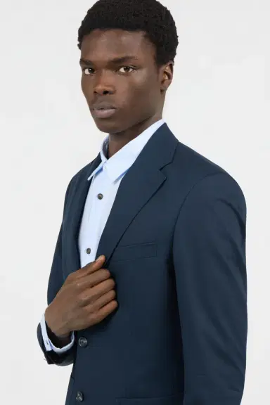Roberto Cavalli Blue Cotton Suit | Thumbnail 4 Roberto Cavalli Blue Cotton Suit | Thumbnail 4