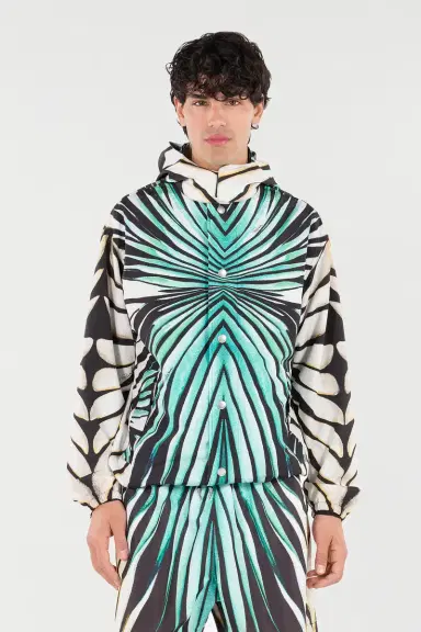 Roberto Cavalli Ray Of Sea Print Bomber | Thumbnail 2 Roberto Cavalli Ray Of Sea Print Bomber | Thumbnail 2